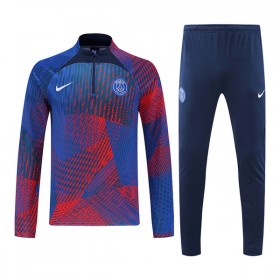 Paris Saint Germain Quarter Zip Sudadera De Entrenamiento 2022/23 Azul Rojo - Hombre